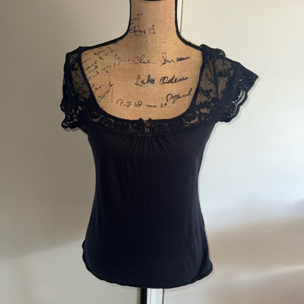H&M L.O.G.G size medium blue top